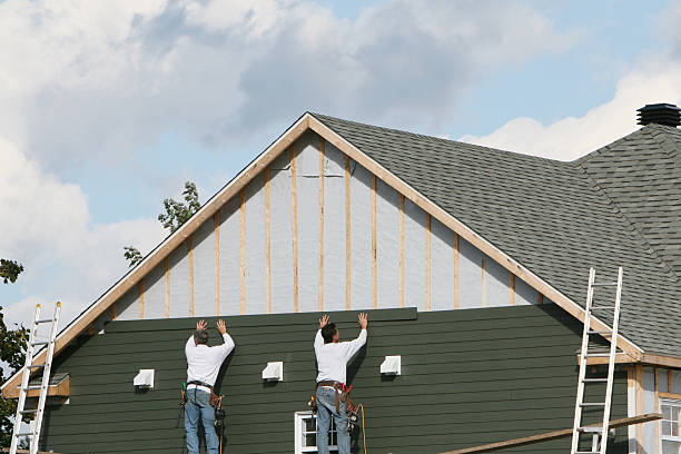 Professional Wood Siding technician working in Woodsfield, OH